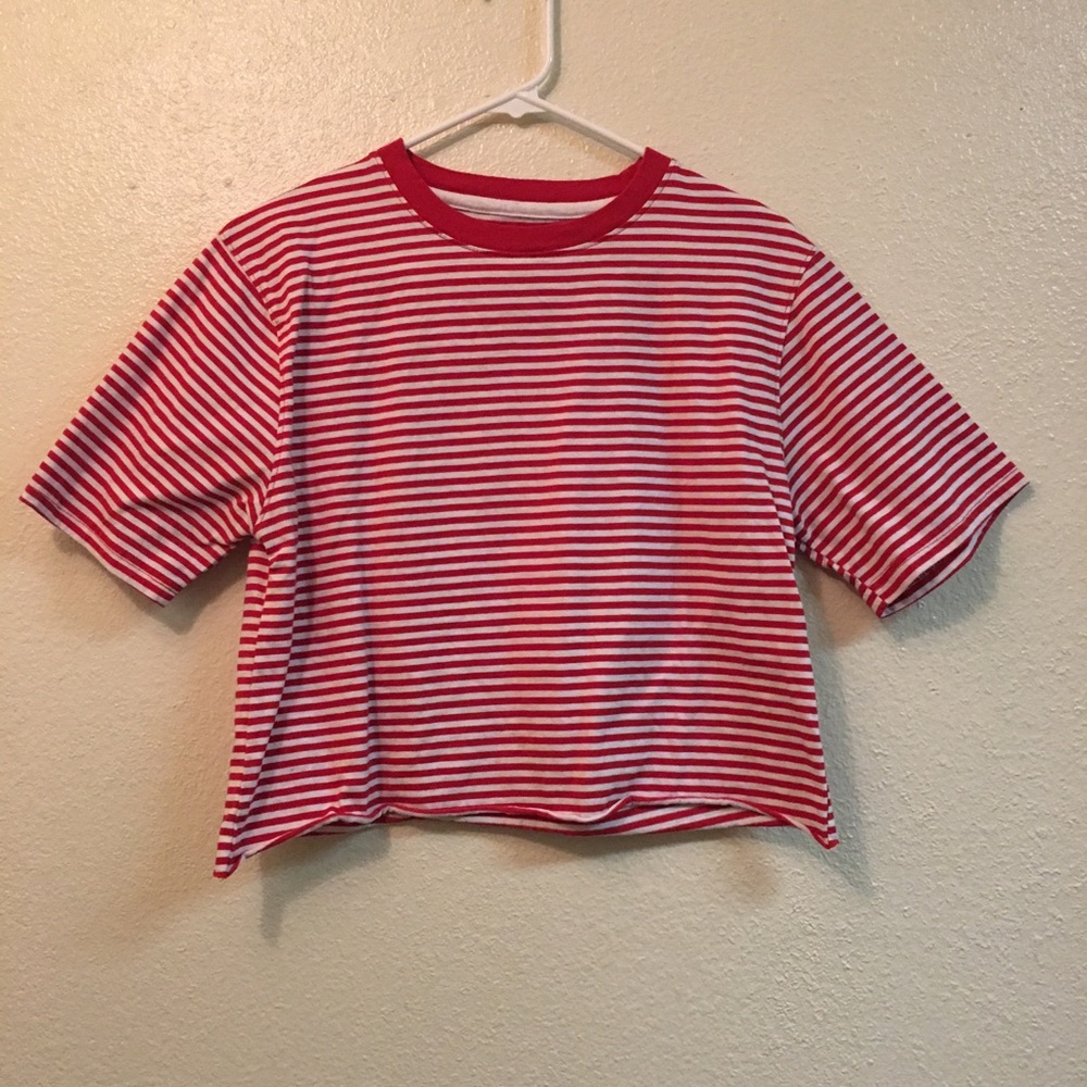 Striped Crop Top